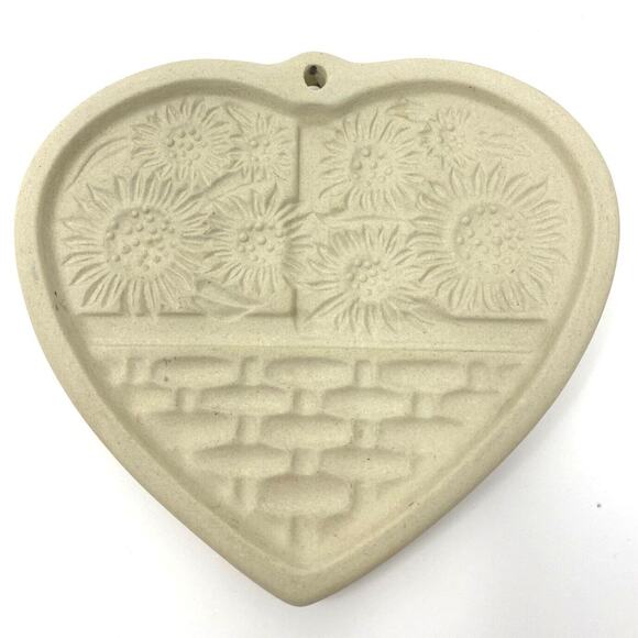 Vintage The Pampered Chef SUNFLOWER BASKET Cookie Mold 1994 - Picture 2 of 4